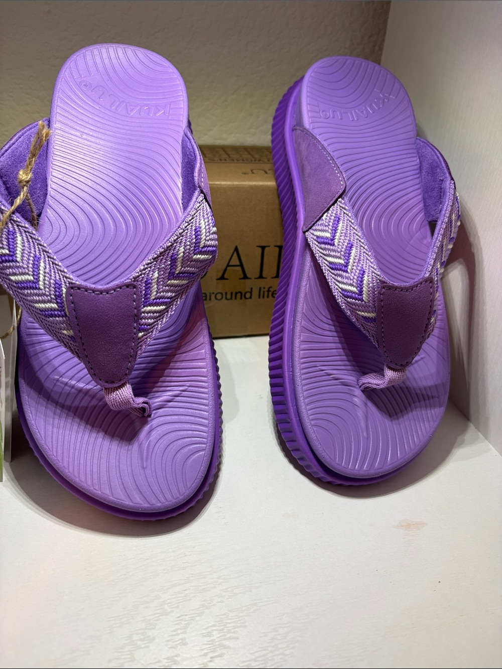 Purple Women's Comfort Flip-Flop Sandals